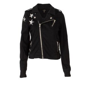 AFRM Black Jacket with Silver Star Accents
